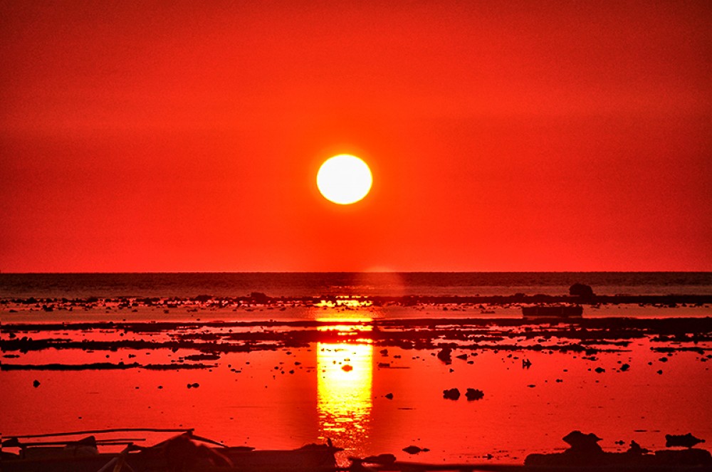 Hemligheten med röd solnedgång